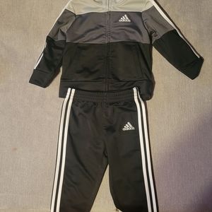 Adidas matching set. 12 months.